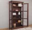 Vitrina sticla, 2 usi cu tija de la Rustic Butique PS552 - Culoare_P081 - LACUIT & VOPSIT