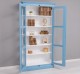 Vitrina sticla, 2 usi cu tija de la Rustic Butique PS552 - Culoare Ext._P053 / Culoare Int_P004 - DUBLU COLOR