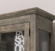 Vitrina sticla, 2 usi cu tija de la Rustic Butique PS552 - Culoare_P068 - PERIAT ADANC