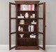 Vitrina sticla, 2 usi cu tija de la Rustic Butique PS552 - Culoare_P081 - LACUIT & VOPSIT