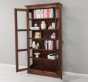 Vitrina sticla, 2 usi cu tija de la Rustic Butique PS552 - Culoare_P081 - LACUIT & VOPSIT
