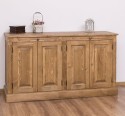 Bufet 4 usi, BAS de la Rustic Butique PS405BAS - Culoare_P001 - CERUIT