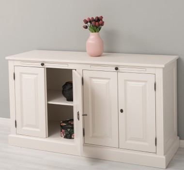 Bufet 4 usi, BAS de la Rustic Butique PS405BAS - Culoare_P015 - VOPSIT