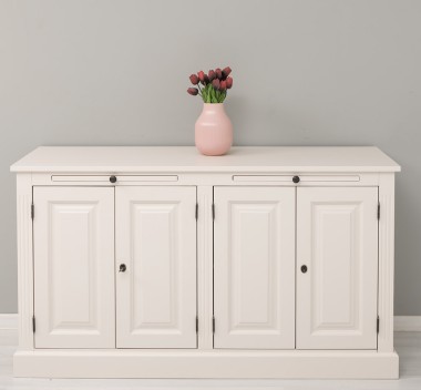 Bufet 4 usi, BAS de la Rustic Butique PS405BAS - Culoare_P015 - VOPSIT