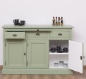 Bufet cu 3 usi si 3 sertare, BAS de la Rustic Butique PS232BAS - Culoare Ext._P054 / Culoare Int._P004 - DUBLU COLOR