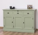Bufet cu 3 usi si 3 sertare, BAS de la Rustic Butique PS232BAS - Culoare Ext._P054 / Culoare Int._P004 - DUBLU COLOR