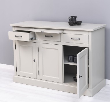 Bufet cu 3 usi si 3 sertare, BAS de la Rustic Butique PS232BAS - Culoare_P076 - VOPSIT