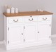 Bufet cu 3 usi si 3 sertare, BAS de la Rustic Butique PS232BAS - Culoare Top_P001 - Culoare Ext._P004 / Culoare Int._P001 - DUBLU COLOR