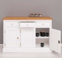Bufet cu 3 usi si 3 sertare, BAS de la Rustic Butique PS232BAS - Culoare Top_P002 - Culoare Corp_P004 - DUBLU COLOR