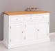 Bufet cu 3 usi si 3 sertare, BAS de la Rustic Butique PS232BAS - Culoare Top_P002 - Culoare Corp_P004 - DUBLU COLOR