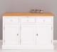 Bufet cu 3 usi si 3 sertare, BAS de la Rustic Butique PS232BAS - Culoare Top_P002 - Culoare Corp_P004 - DUBLU COLOR