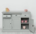 Bufet cu 3 usi si 3 sertare, BAS de la Rustic Butique PS232BAS - Culoare_P077 - VOPSIT