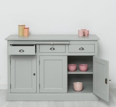 Bufet cu 3 usi si 3 sertare, BAS de la Rustic Butique PS232BAS - Culoare_P077 - VOPSIT