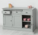 Bufet cu 3 usi si 3 sertare, BAS de la Rustic Butique PS232BAS - Culoare_P077 - VOPSIT