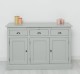 Bufet cu 3 usi si 3 sertare, BAS de la Rustic Butique PS232BAS - Culoare_P077 - VOPSIT