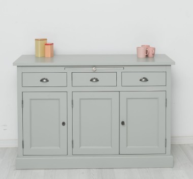 Bufet cu 3 usi si 3 sertare, BAS de la Rustic Butique PS232BAS - Culoare_P077 - VOPSIT