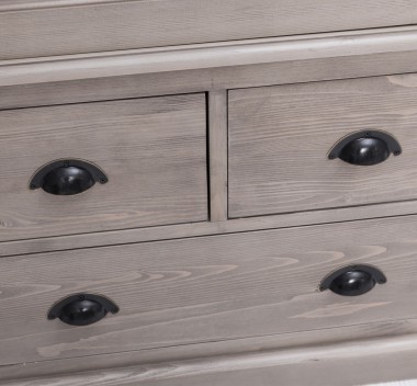 Dulap haine cu 3 sertare de la Rustic Butique PS690 - Culoare_P037 - PERIAT USOR