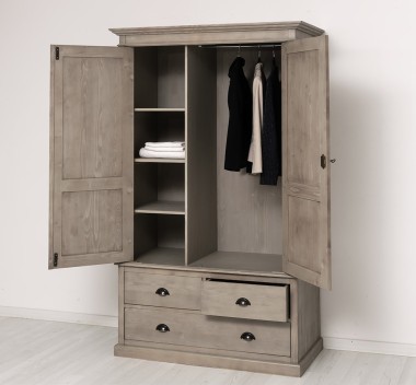 Dulap cu 2 usi si 3 sertare de la Rustic Butique PS127 - Culoare_P037 - PERIAT USOR