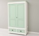 Dulap cu 2 usi si 2 sertare de la Rustic Butique PS105 - Culoare Corp_P039 - Culoare Usi si Sertare_P092 - DUBLU COLOR