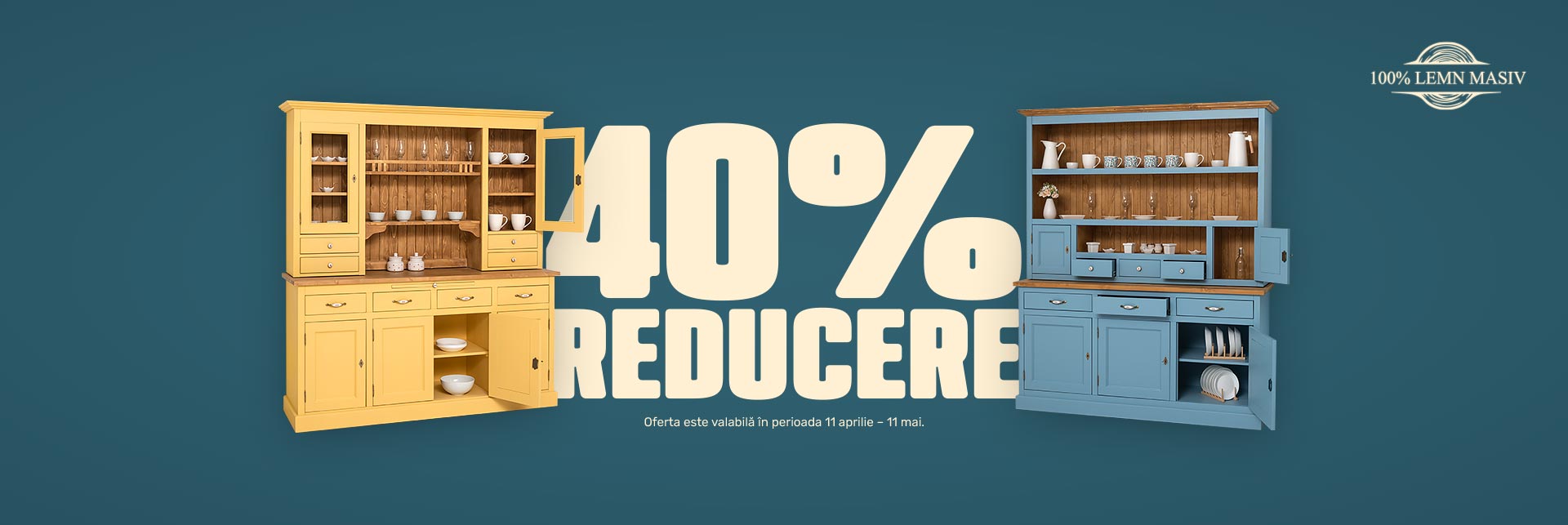 Campania Produse in Promotii 40% reducere la cel mai ieftin - Magazin Online de Mobilier Rustic Butique
