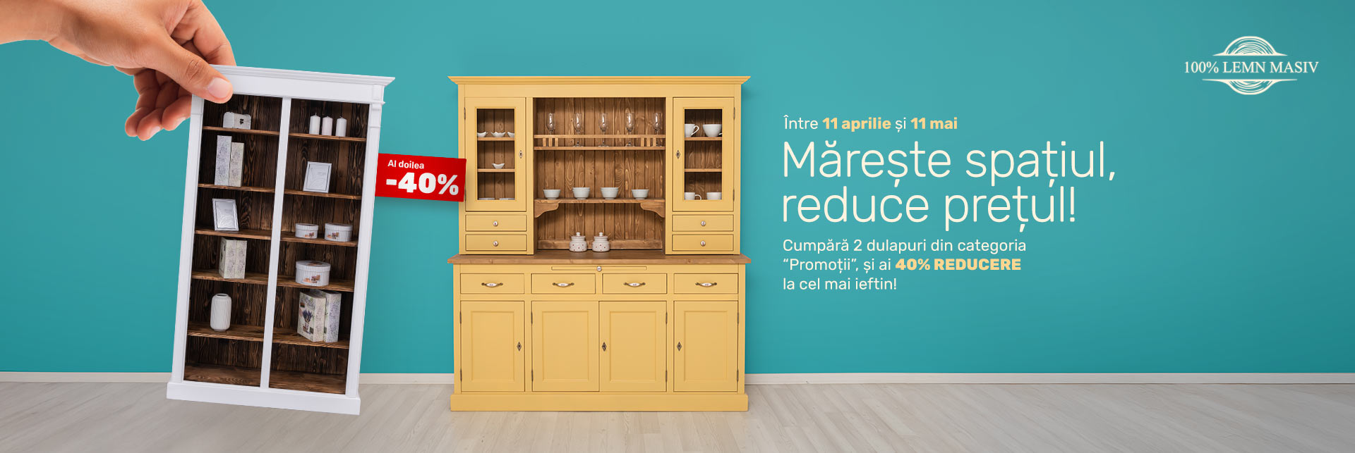 Campania Produse in Promotii 40% reducere la cel mai ieftin - Magazin Online de Mobilier Rustic Butique