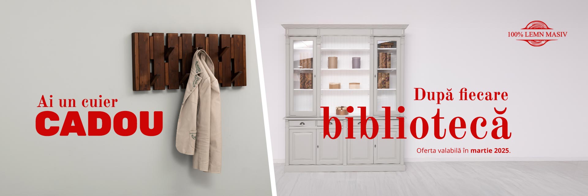 Campania Cuier Cadou pentru Vitrina si Biblioteci - Magazin Online de Mobilier Rustic Butique